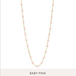 Brand new Gigi clozeau baby pink necklace.